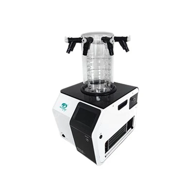Dingin Chmaber Ukuran 300 * 405 7-inci Warna Sejati Sistem Kontrol Layar LCD Touch Freeze Dryer